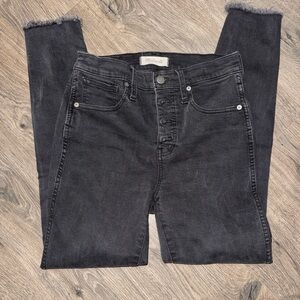 Madewell Black Skinny Jeans